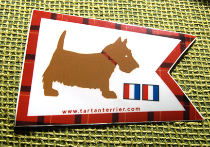 Tarten Terrier Sticker
