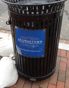 Georgetown Trash Can